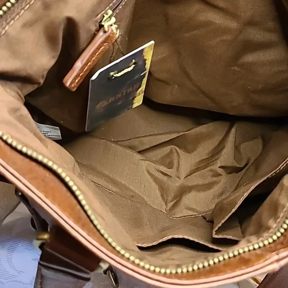 Tarnish Brand Deep Brown Leather Bag - Picture 9 of 9